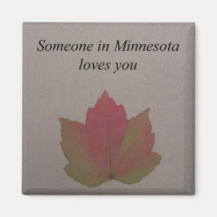 Iemand in Minnesota houdt van je... Magnet Magneet