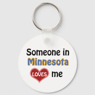 Iemand in Minnesota houdt van me Sleutelhanger