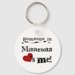 Iemand in Minnesota houdt van mij Sleutelhanger