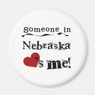 Iemand in Nebraska houdt van mij Magneet