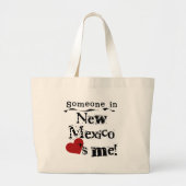 Iemand in New Mexico houdt van mij Grote Tote Bag (Voorkant)