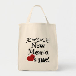 Iemand in New Mexico houdt van mij Grote Tote Bag