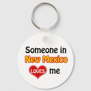 Iemand in New Mexico houdt van mij Sleutelhanger