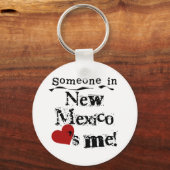 Iemand in New Mexico houdt van mij Sleutelhanger (Voorkant)