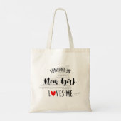 Iemand in New York houdt van mij Tote Bag (Achterkant)