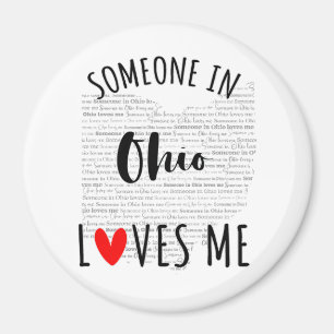 Iemand in Ohio houdt van me Magnet Magneet