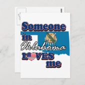 Iemand in Oklahoma houdt van me Briefkaart (Voorkant / Achterkant)