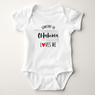 Iemand in Oklahoma houdt van me in een Baby-pak Romper
