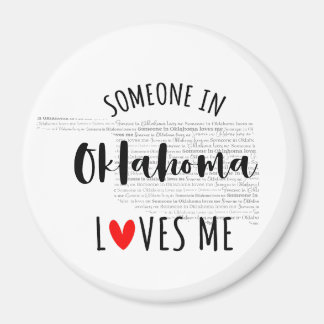 Iemand in Oklahoma houdt van me Magnet Magneet