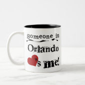 Iemand in Orlando Tweekleurige Koffiemok (Links)