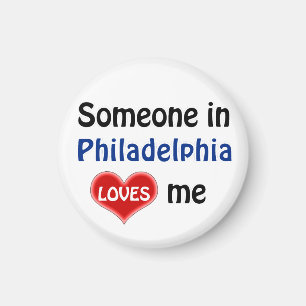 Iemand in Philadelphia houdt van mij Magneet