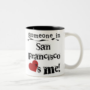 Iemand in San Francisco Tweekleurige Koffiemok