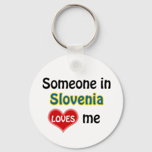 Iemand in Slovenië houdt van mij Sleutelhanger