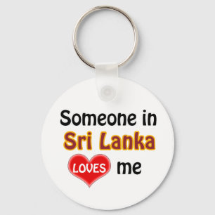 Iemand in Sri Lanka houdt van me Sleutelhanger