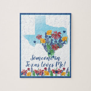 Iemand in Texas houdt van mij Legpuzzel