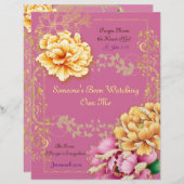 Iemand kijkt over mij gedicht papier (Voorkant / Achterkant)