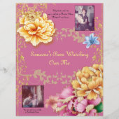 Iemand kijkt over mij gepersonaliseerd papier (Voorkant)