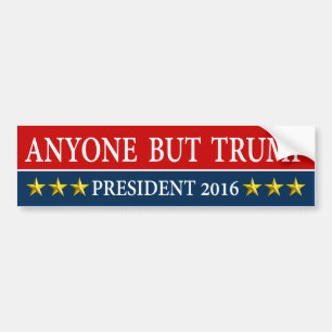 "IEMAND MAAR TRUMP" BUMPERSTICKER