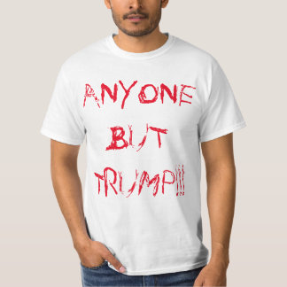 "IEMAND MAAR TRUMP!!!" POLITIEKE DESPERATIE T-SHIRT
