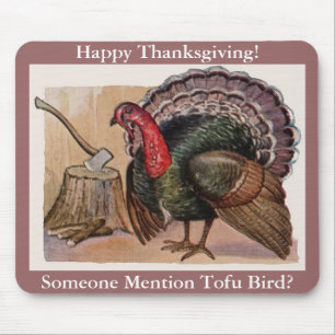 iemand Mention Tofu Bird Mousepad Muismat