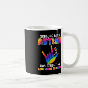 Iemand met autisme heeft me verteld dat ik me bewu koffiemok