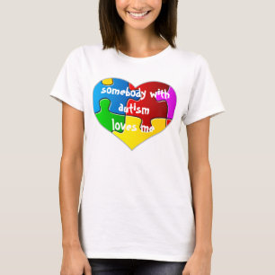 Iemand met autisme houdt van mij t-shirt