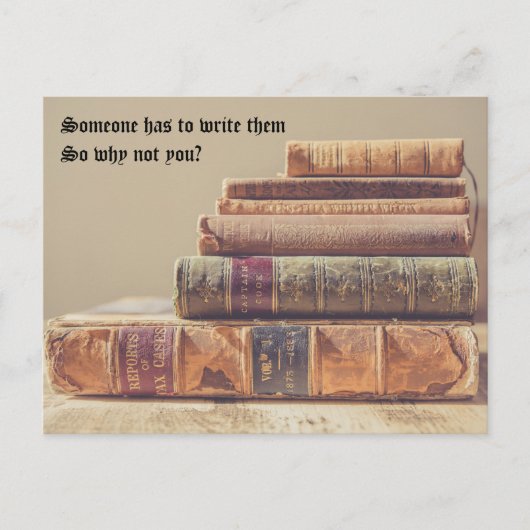 Iemand moet ze schrijven briefkaart (Voorkant)