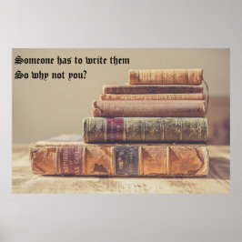 Iemand moet ze schrijven poster