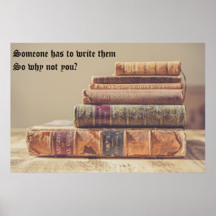 Iemand moet ze schrijven poster