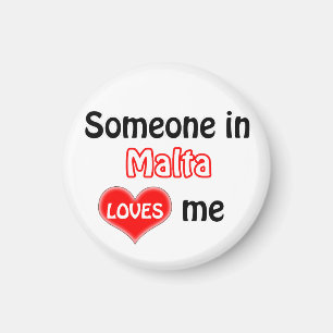 Iemand op Malta houdt van mij Magneet