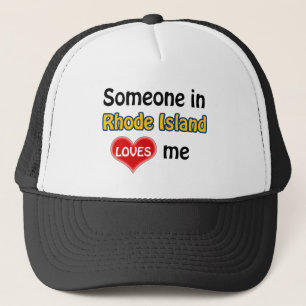 Iemand op Rhode Island houdt van me Trucker Pet