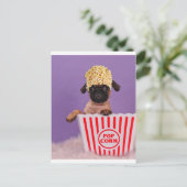 Iemand pupcorn? briefkaart (Staand voorkant)