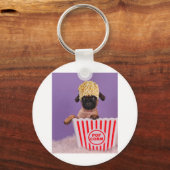 Iemand pupcorn? sleutelhanger (Voorkant)