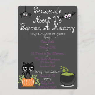 Iemand staat op het punt een mummie te worden kaart