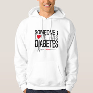 Iemand van wie ik hou heeft diabetes hoodie