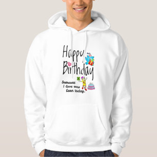 Iemand waar ik van hou, is vandaag geboren. hoodie