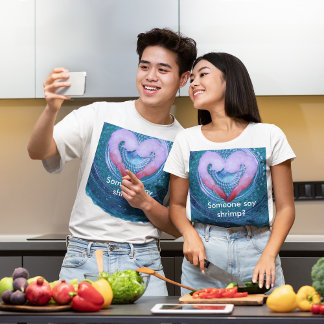 Iemand zegt garnaal t-shirt