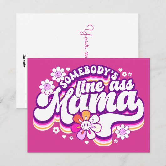 Iemand zijn lieve Mama Feestdagenkaart (Voorkant / Achterkant)