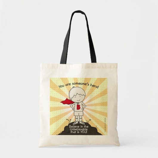 Iemand's Hero Tote Bag (Voorkant)