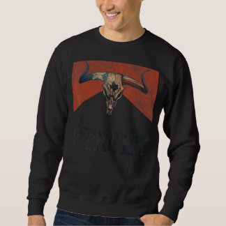 Iemand's Probleem Bull Skull Western Coun Trui