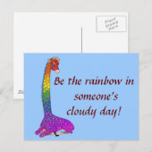 Iemand's regenboog briefkaart (Voorkant / Achterkant)