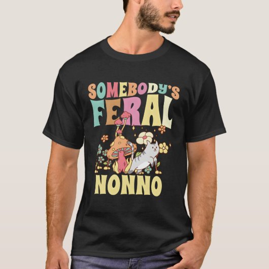 Iemands wilde nonno Italiaanse opa wilde familie T-shirt (Voorkant)