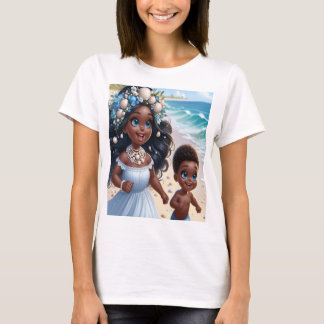 Iemanjá menina t-shirt