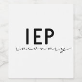 IEP-herstel Wijn Etiket (Enkel label)