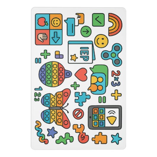 IEP Ideas, Doodles & Snacks | Inclusion Mini Klembord (Achterkant)