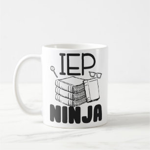 IEP Ninja Special Education Teacher Coffee Mok Man