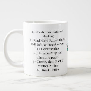 IEP Stappen Koffie Mok
