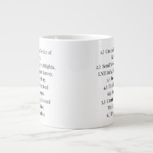 IEP Stappen Koffiemok Extra Grote Beker