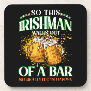 Ier Drinking Bier St. Patrick's Day Onderzetter