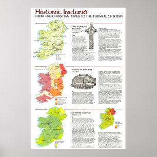 " Ierland: 1981 Historic Medieval ... Poster